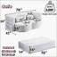 Canapé-lit moderne avec 2 coussins, canapé-lit en molleton convertible rembourré de mousse, matelas pliant de 15 pouces pour le salon et le lit d'invités, aucun assemblage requis