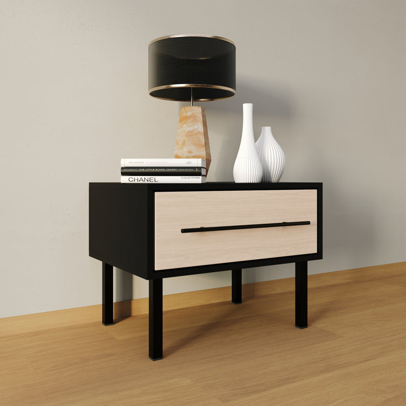Keven 21.69'' W Unfinished Nightstand, Oak