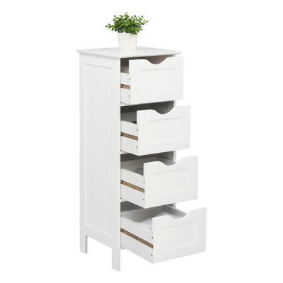 Abiyah Freestanding Linen Cabinet
