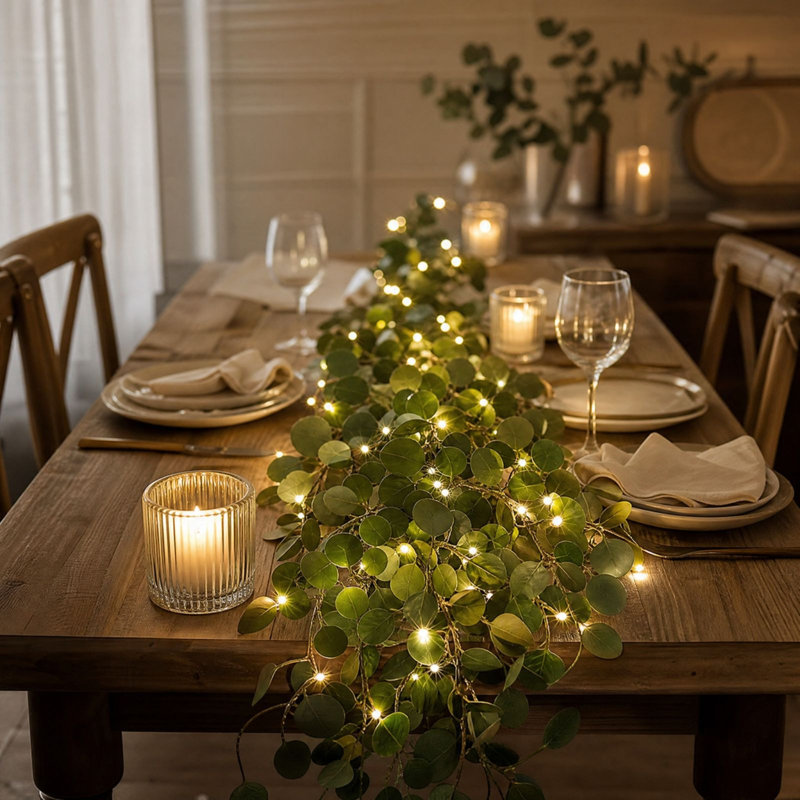 pumpkin lantern Twinkling Tree Light  Garland With Warm White LED Artificial  With Lights For Bedroom Living Wedding Indoor Outdoor Home Battery Operated