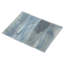 Virelle 3x9 in. Smoky Blue Glossy Glass Rectangle, Brick Wall and Floor Tile (5.06 sq ft/case, 27-Pack)