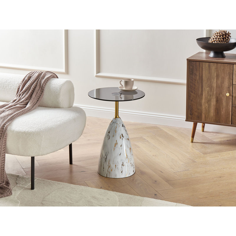 Pedestal End Table