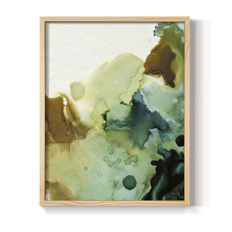 Water and Earth II Framed Print - Solid Wood, 11" H x 9" W