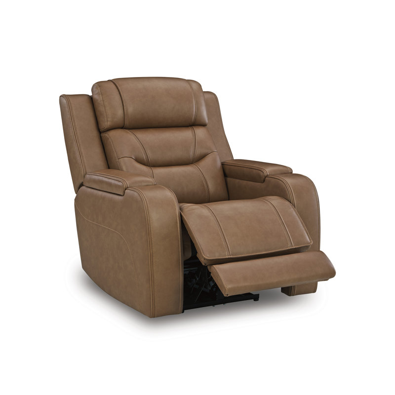 Fauteuil inclinable électrique Guri, Marron clair