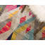 Tapis bleu clair / rose / brun clair / jaune en laine touffeté à la main Lonniet Deedgra-22568026
