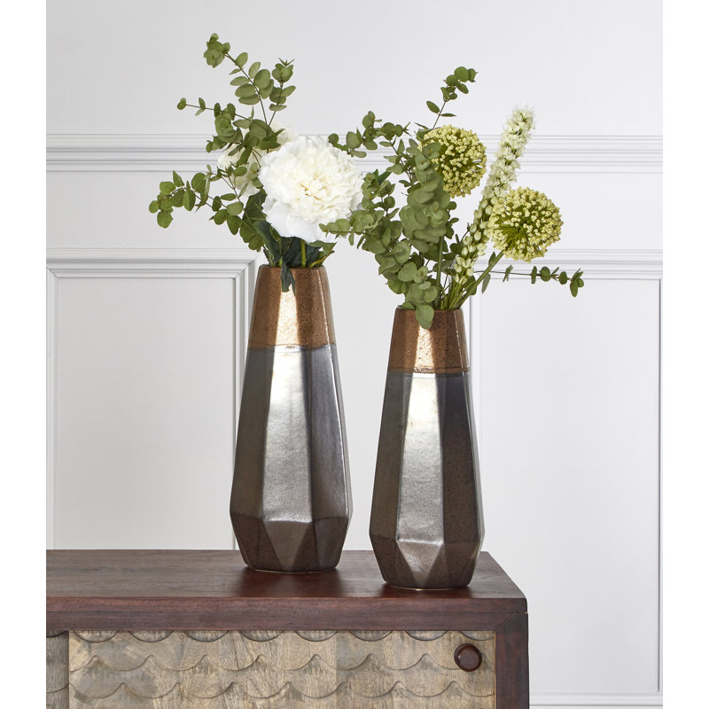 Cabragh Ceramic Table Vase, 39cm H x 16cm W x 16cm D