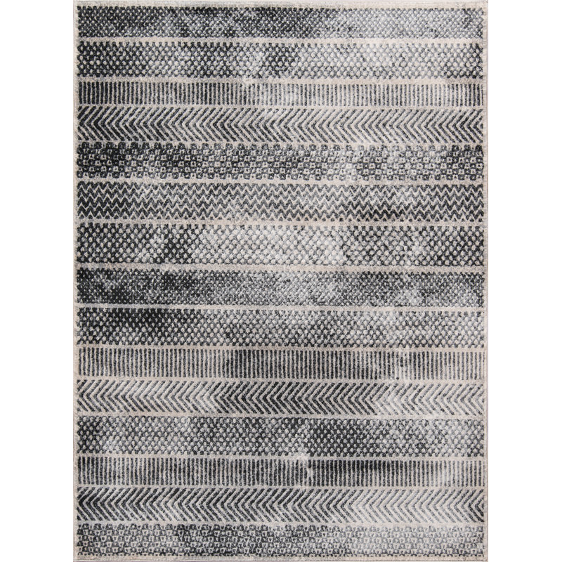 Tapis gris Darcie, Rectangle 3 pi 11 po x 5 pi 7 po