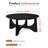 Modern Round Coffee Table With Adjustable Feets-1149296420