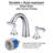 Widespread 2-handle Bathroom Faucet Pillar Tap-50085670