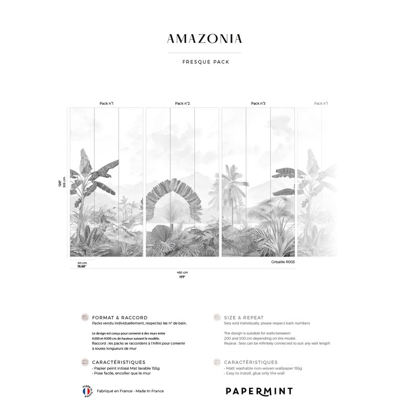 Amazonia Pack 1, 2 et 3, Gris