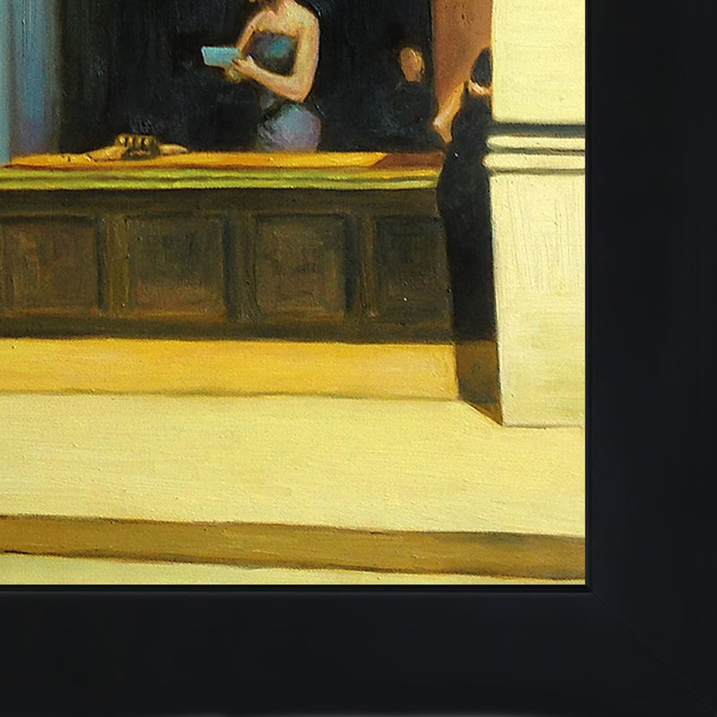 « new york office, 1962 » par edward trémie-impression sur toile tendue, H 24,75 po x l 28,75 po x P 2 po, Bois nouvel âge