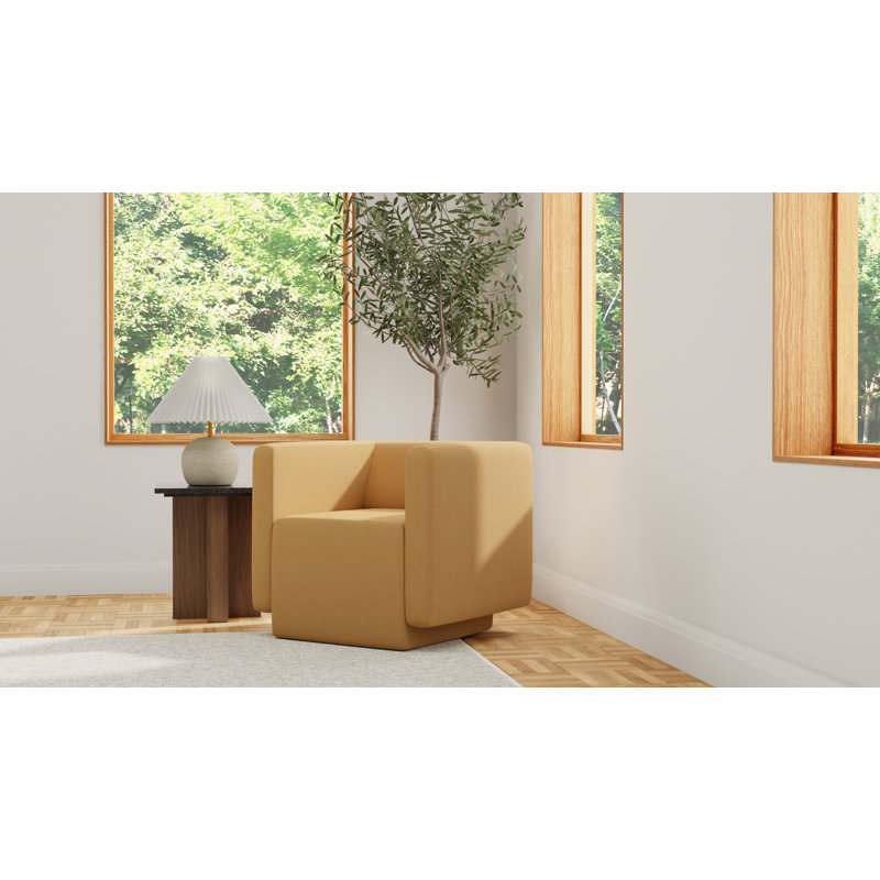 Chaise pivotante Mira, Tournesol