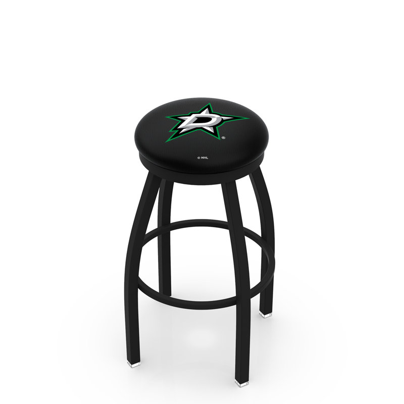 NHL Swivel Extra Tall Stool, Dallas Stars, Black, "Counter Stool (25" Seat Height)"