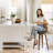 Swivel Upholstered Counter & Barstool With Wood Frame-905599451