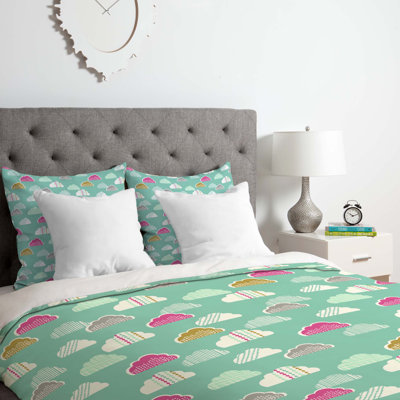 Wendy Kendall Polyester Geometric Shapes Duvet Cover
