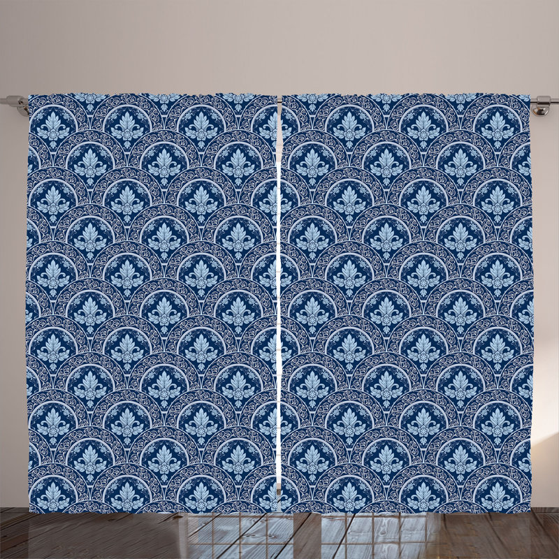 Semi Sheer Curtain Pair