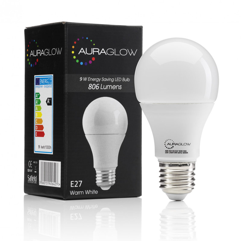 Fricke 9W E27 LED GLS Light Bulb, 3000K