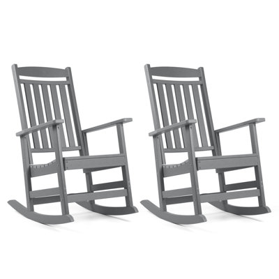 Chaise berçante d'extérieur en plastique