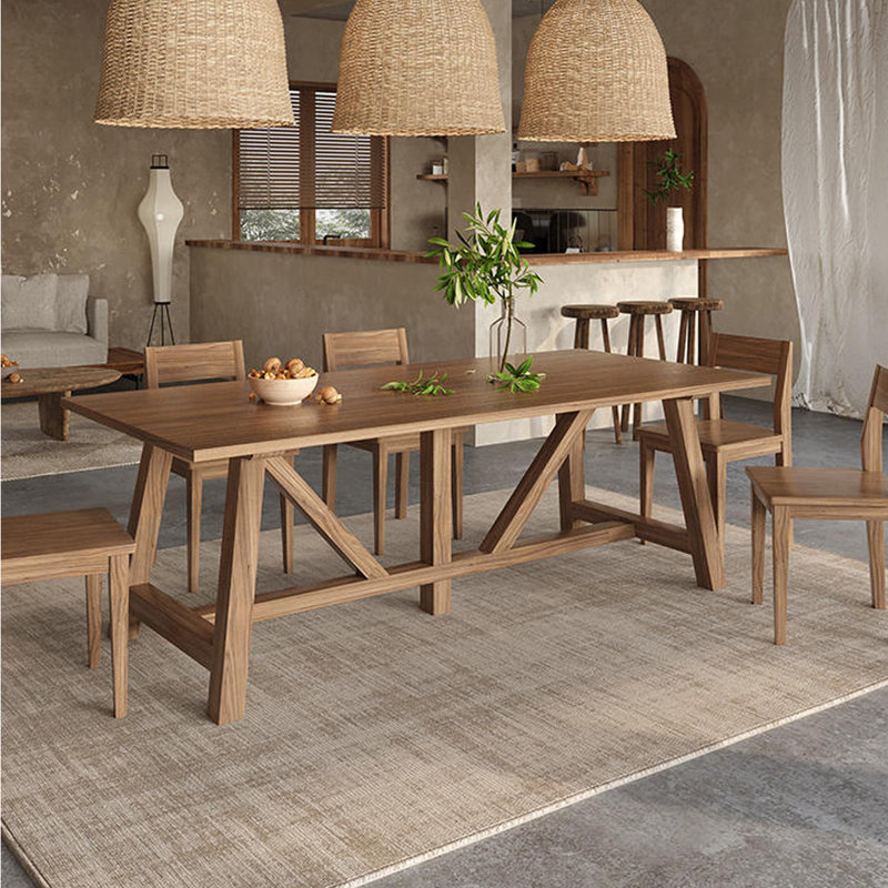 Table de salle à manger Junice, H 29,52 po x L 62,99 po x l 27,55 po