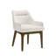 Kasha 19" W x 26" D x 34" H Chenille and Rubber Wood Side Chair (Set of 2)