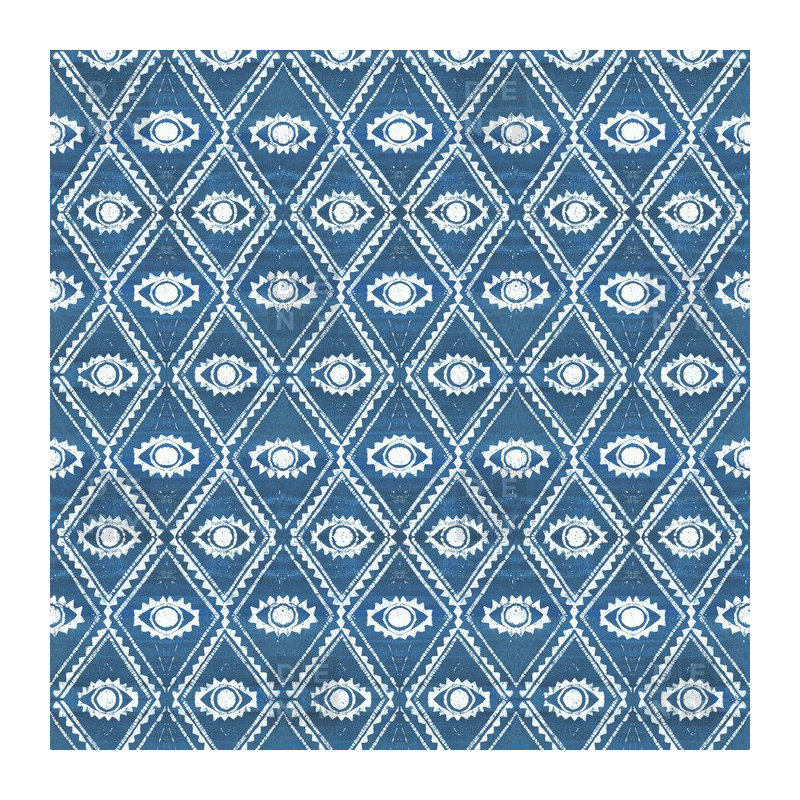 Couverture yeux et skys, L 60 po x l 50 po