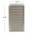 CAPE CORAL ALU C-SHAPED TABLE-596042578