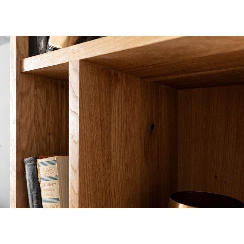 New Amsterdam 142cm H x 37cm W Solid Wood Standard Bookcase
