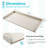 Kaboon Washer Dryer Countertop with Edge Rails, 27.5" x 54", Laundry Room Organization-111705064