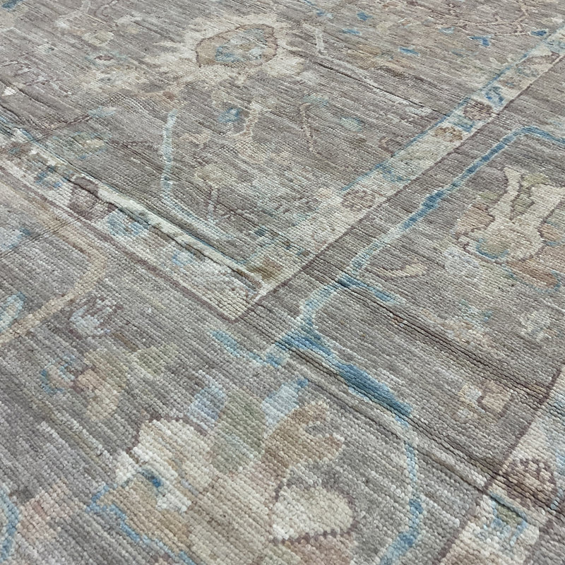 Hand Knotted Wool Geometric Rug
