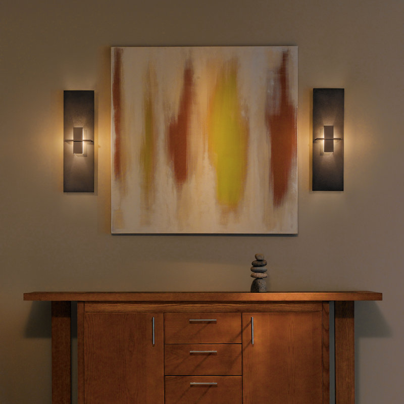 Aperture 1 - Light Flush Mount Sconce, White Art, Sterling