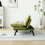 Confortable 2 canapé - velours moderne avec coussins épais et pieds en métal pour le salon, la chambre à coucher, les petits espaces de cadre de dortoir
