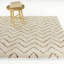 Tapis beige à rayures Zig Zag Karr-1241899499
