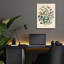  «Papillion - Butterflies» par Art Licensing Studio, art mural en verre acrylique, 12 po x 16 po