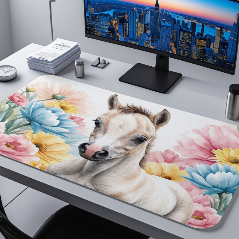 Polyester Desk Pad, 31.5x15.5