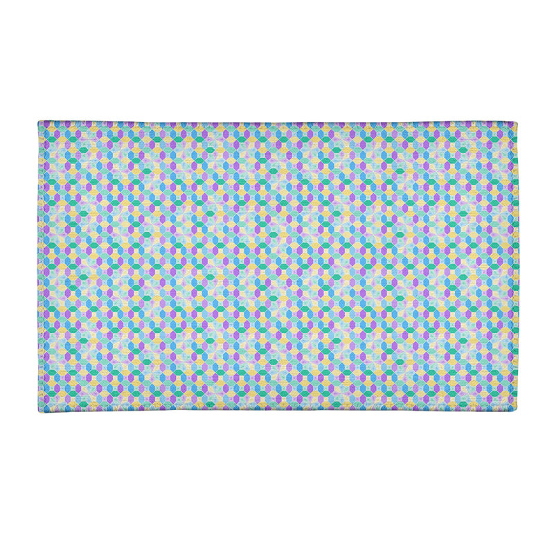 Chenille Geometric Indoor Rug, Rectangle 2' x 3'