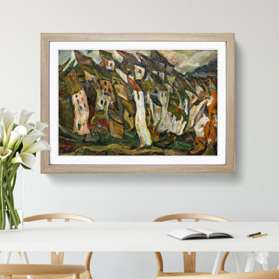 Houses by Chaim Soutine - Picture Frame Painting