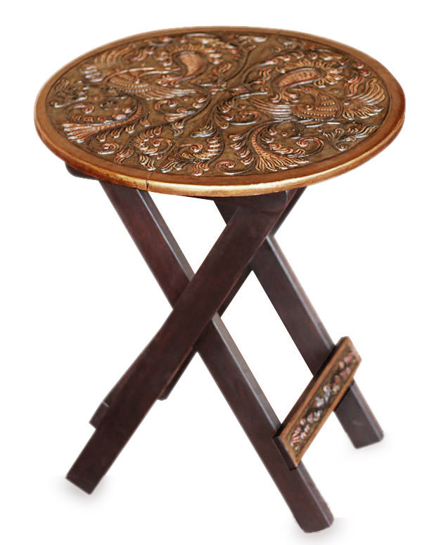 Table de bout pliante