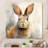 Sweet Rabbit II - Animals Canvas Art Print-1388902678-1388902682