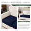Housse pour causeuse à coussins carrés texturés-322053572