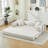 78.5" Convertible Couch Bed with 2 Pillows