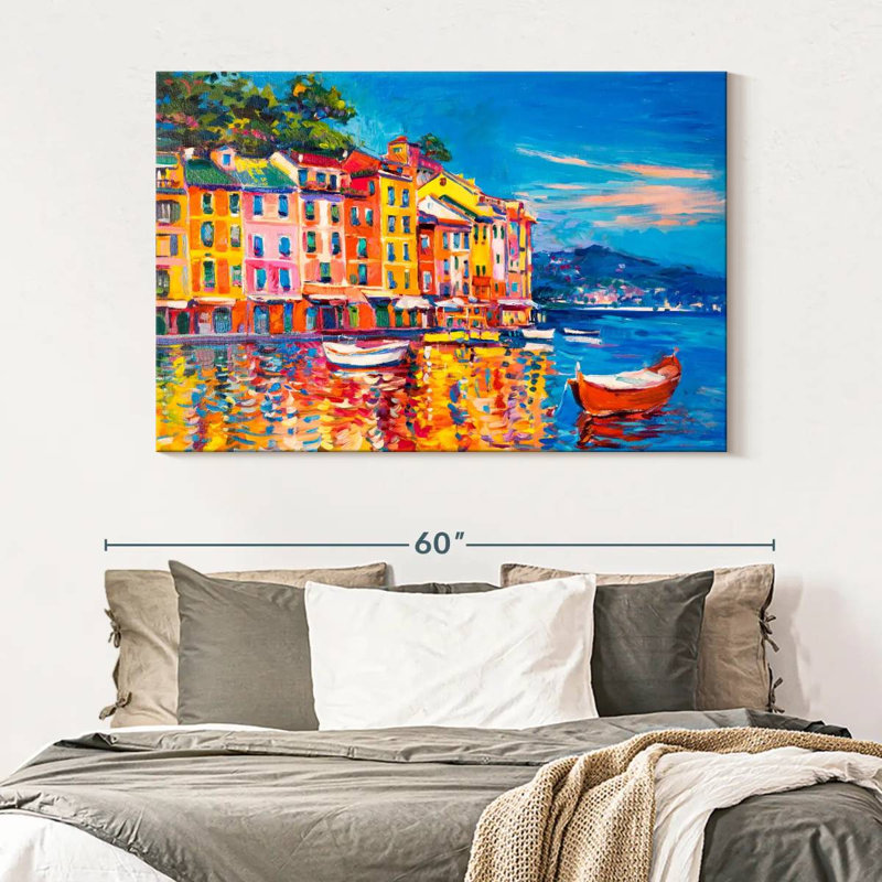 Harbor Town, 34" H x 51" W