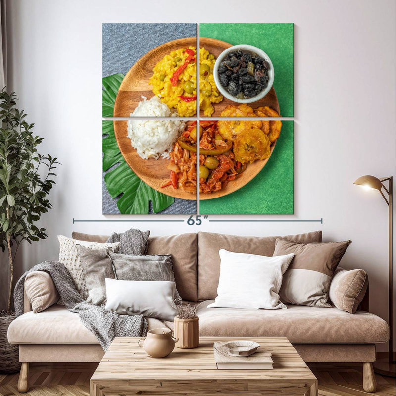 Assiette de nourriture cubaine Yarlin