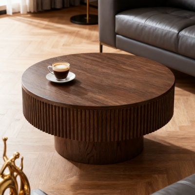 Vivid Wooden Round Chaunce
