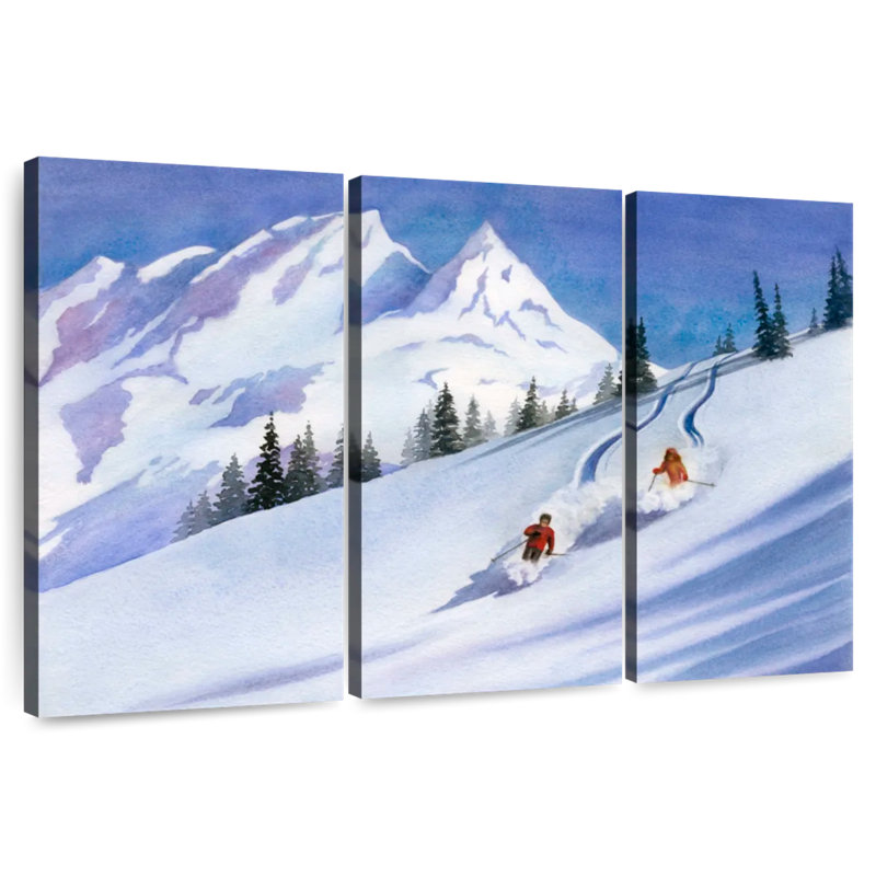 Ski rétro Sireci, H 20 po x l 33 po