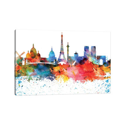 " Paris Colorful Skyline "