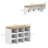 2-In-1 Coat Rack Shoe Bench Set