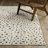 Harlow Abstract Spots Beige/ Black Area Rug-850138325