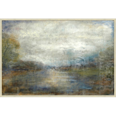 Misty Morning Framed Painting Canvas
