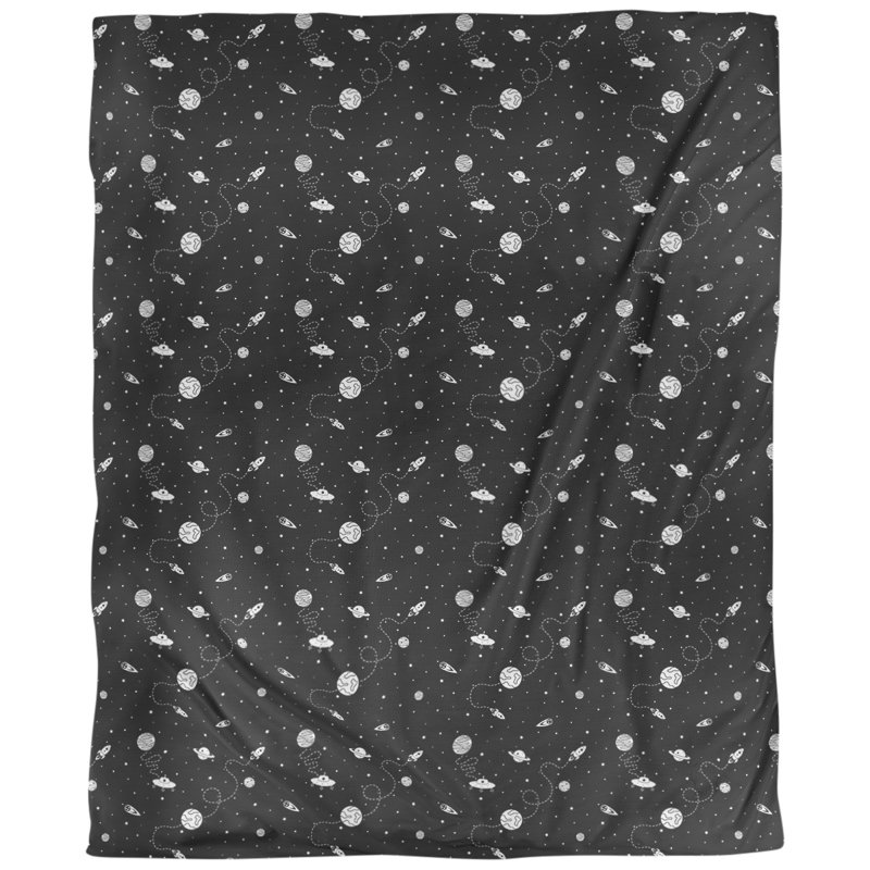 Housse de couette Katelyn Elizabeth, Housse de couette pour grand lit, Noir clair / blanc, Polyester brossé
