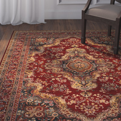 Tapis rouge en laine Langley Street